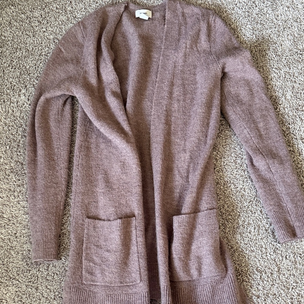 OLD NAVY - purple long cardigan